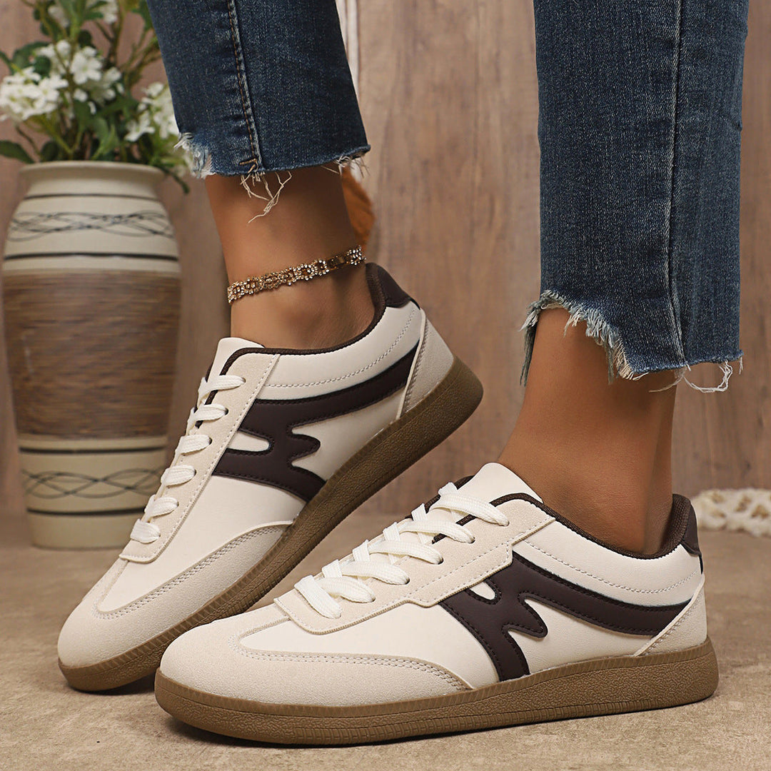 Damen Modische Freizeitsneaker mit atmungsaktiver Obermaterialstruktur und rutschfester Sohle Echo Archiv