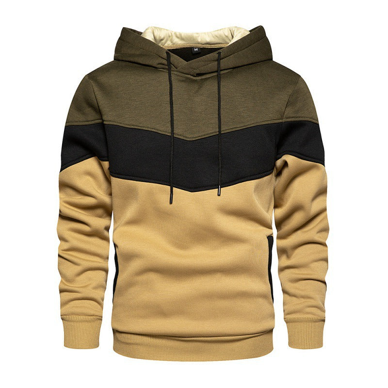 Herren Sportlicher Kapuzenpullover mit Echoarchivrnem Farbblockdesign und atmungsaktiven Eigenschaften Echoarchiv