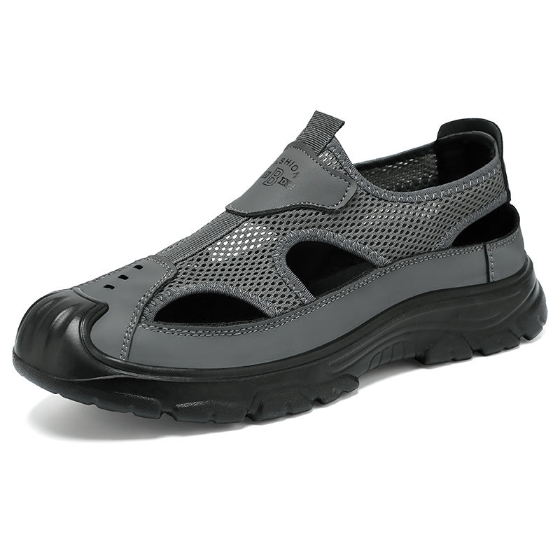 Herren nan atmungsaktive Outdoor-Sandale mit stoßdämpfender Sohle und verstärktem Zehenschutz Echo Archiv