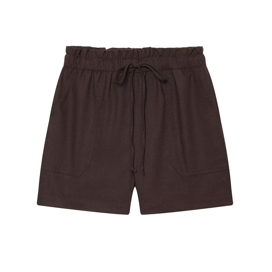 Damen bequeme Freizeitshorts mit elastischem Bund und praktischen Seitentaschen Echo Archiv