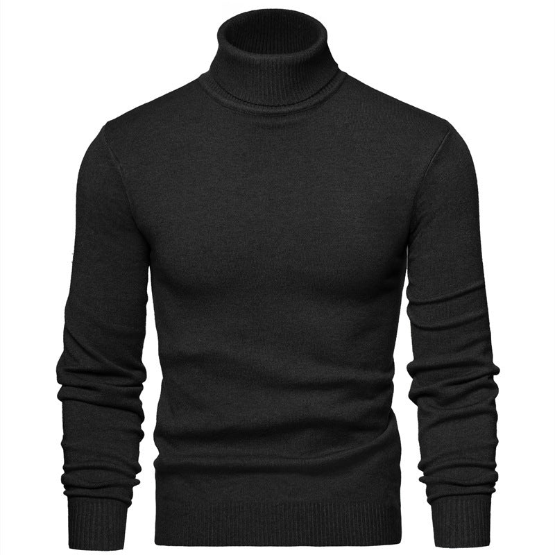 Herren Zeitloser Rollkragenpullover aus weicher Wolle Echoarchiv