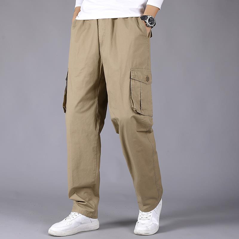 Herren Cargohose im Utility‑Stil mit elastischem Bund, geradem Bein und aufgesetzten Klappentaschen Echoarchiv