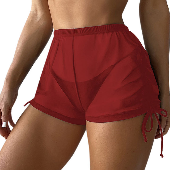 Damen Sportliche Shorts mit verspielten Rüschendetails Echo Archiv