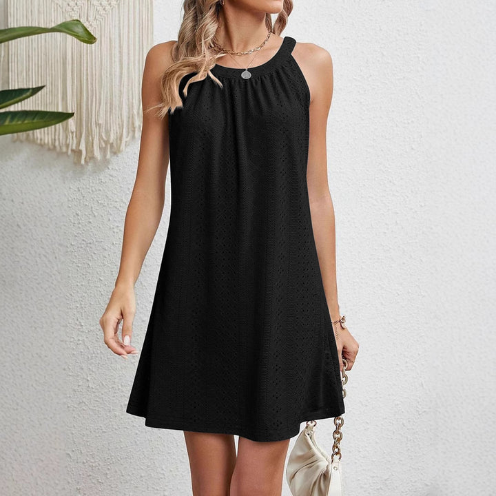 Damen lässiges Sommerkleid mit Spitzendetails und Hängeschlaufe Echo Archiv