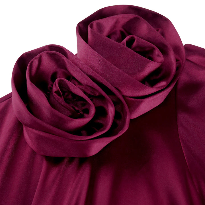 Damen atemberaubendes Etuikleid mit dekorativen Blumenapplikationen Echo Archiv
