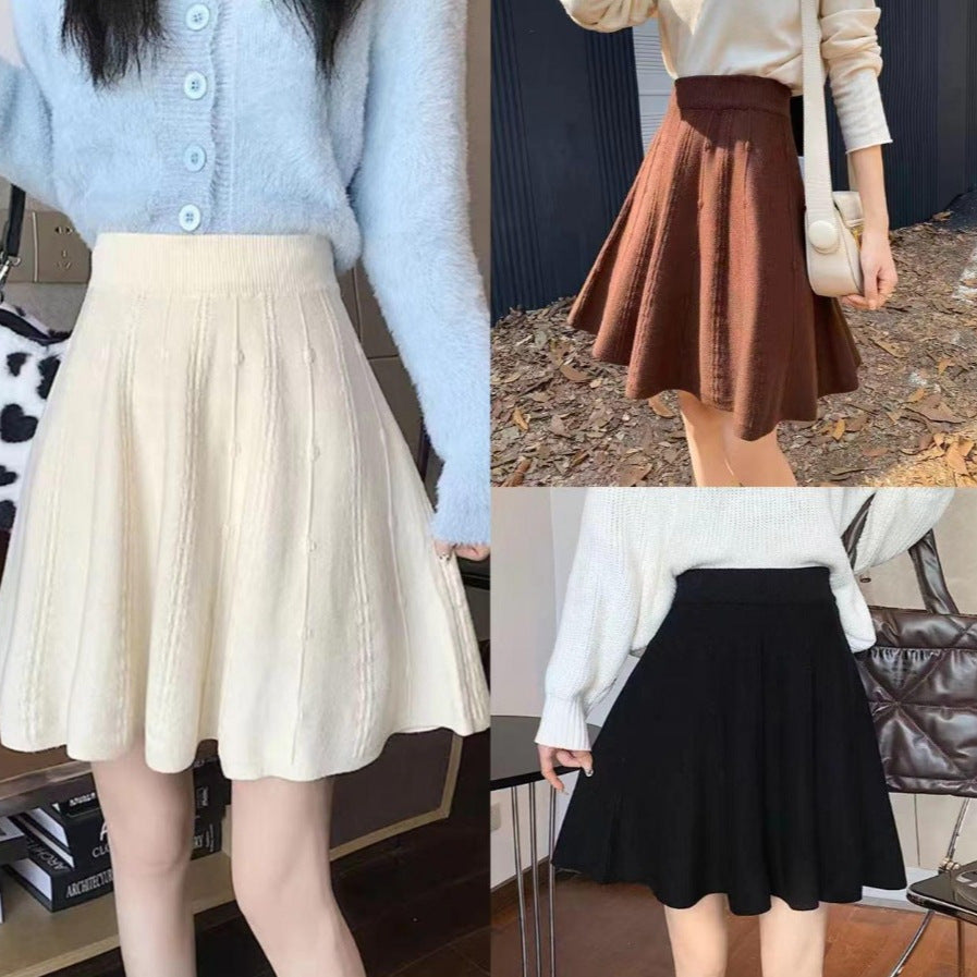 Damen Eleganter und luftiger A-Linien Rock Echo Archiv