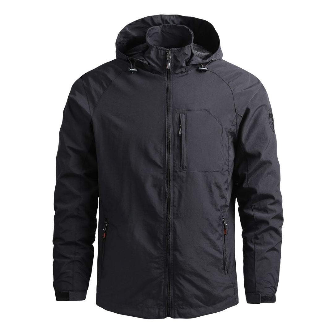 Herren Funktionsjacke mit verstellbarem Kapuzendesign Echo Archiv