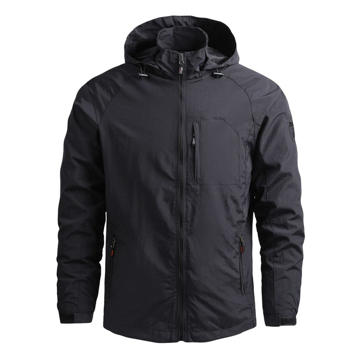 Herren Funktionsjacke mit verstellbarem Kapuzendesign Echo Archiv