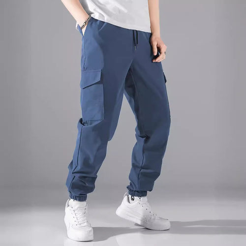Herren Cargo-Hose mit elastischem Bund und praktischen Seitentaschen Echoarchiv