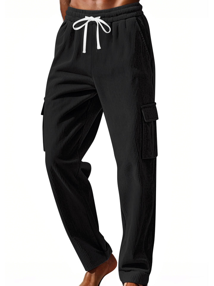 Herren Cargo-Hose mit elastischem Bund und praktischen Taschen Echoarchiv