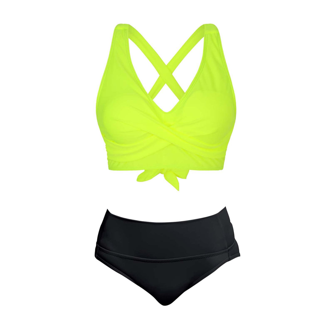 Damen Zweiteiliger Badeanzug mit floralem Design Echo Archiv
