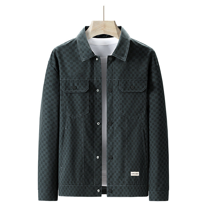 Herren Modische Checks-Jacke – Taviero