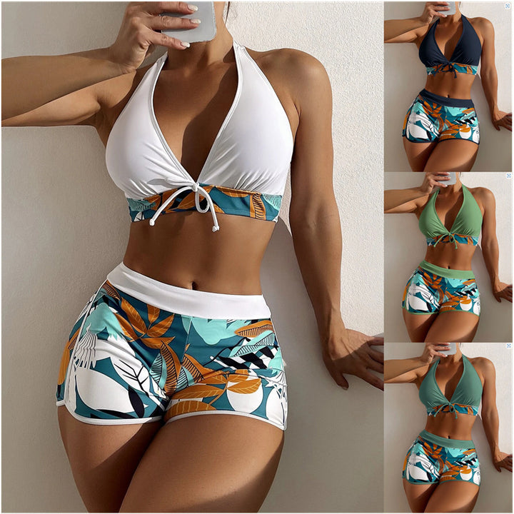 Damen Sportliches Bikiniset mit floralem Design Echo Archiv