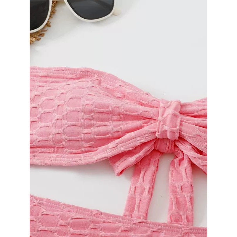 Damen Hochgeschnittener Bikini mit stylischem Knotendetail Echo Archiv