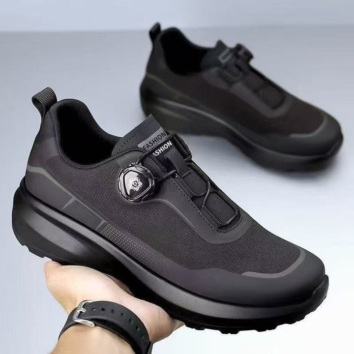 Herren Moderner atmungsaktiver Strick-Sneaker mit BOA-Drehverschluss und dämpfender Laufsohle Echoarhiv