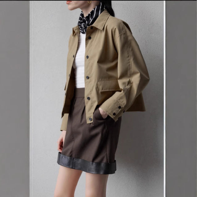 Damen Modische Utility-Jacke mit vielseitigem Design Echoarchiv