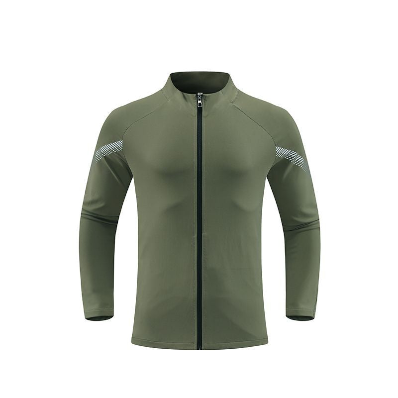 Herren Sportliche Langarmjacke mit funktionalem Reißverschluss Echoarchiv