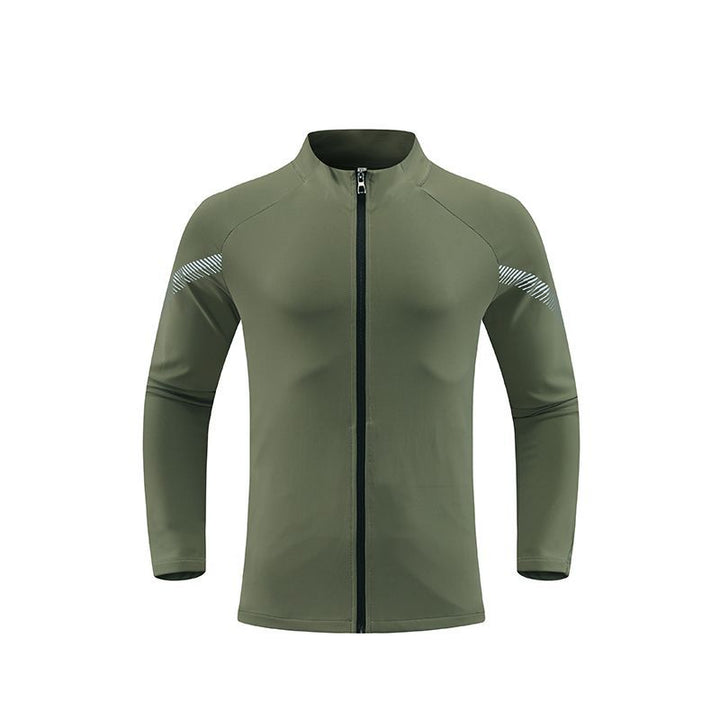 Herren Sportliche Langarmjacke mit funktionalem Reißverschluss Echoarchiv