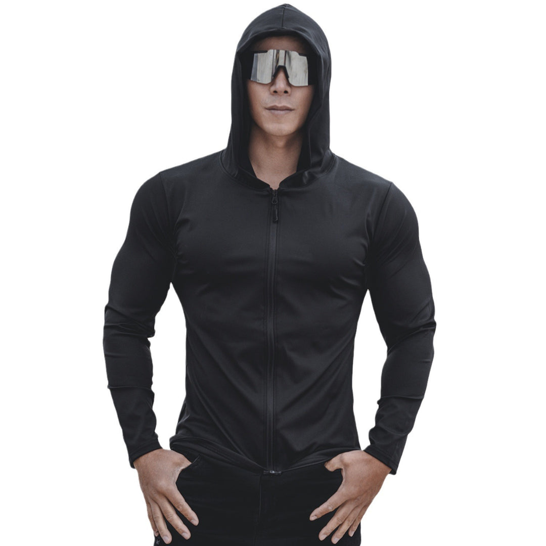 Herren Funktionsjacke mit Schutzhood und sportlichem Design Echoarchiv