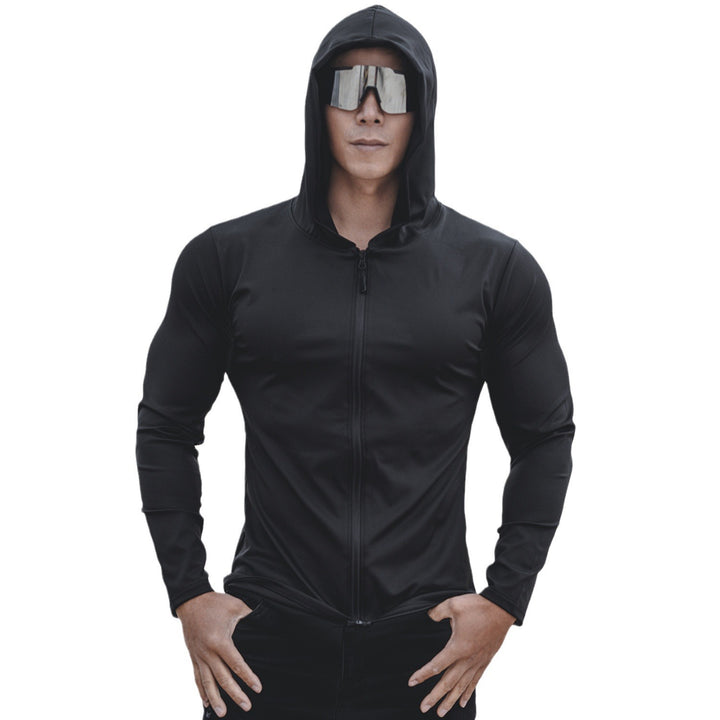 Herren Funktionsjacke mit Schutzhood und sportlichem Design Echoarchiv