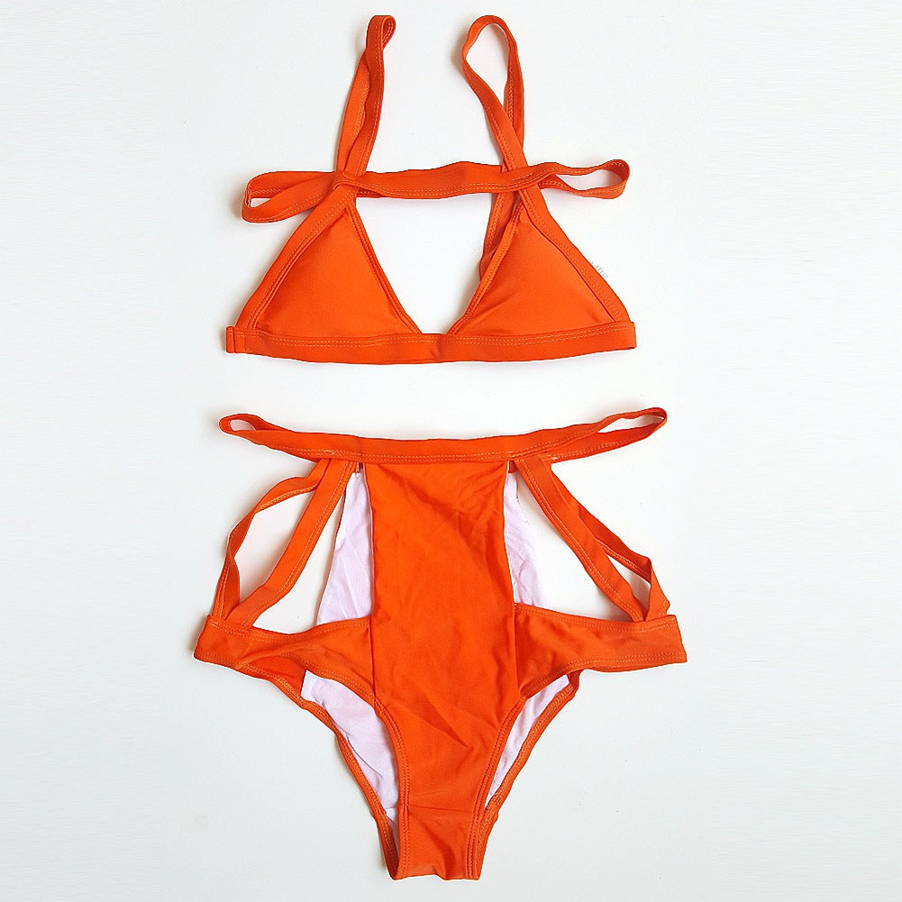 Damen Hochgeschnittener Bikini mit Cut-Outs Echo Archiv