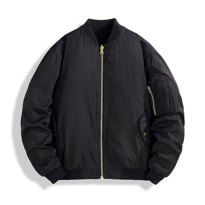 Herren Modische Bomberjacke mit Stehkragen Echo Archiv