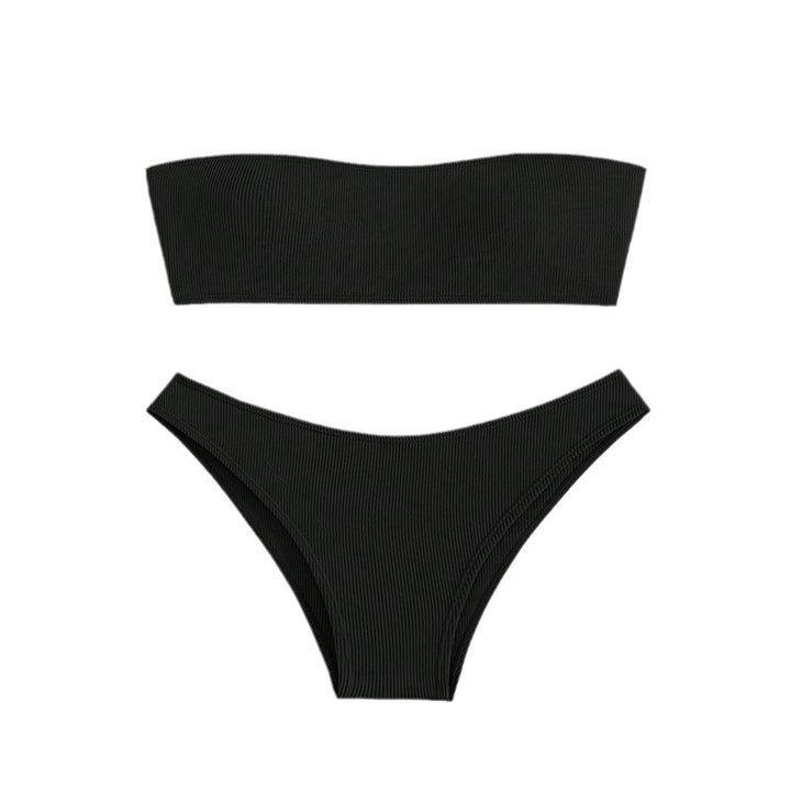 Damen Bandeau-Bikini Set mit raffiniertem Rippendesign Echo Archiv