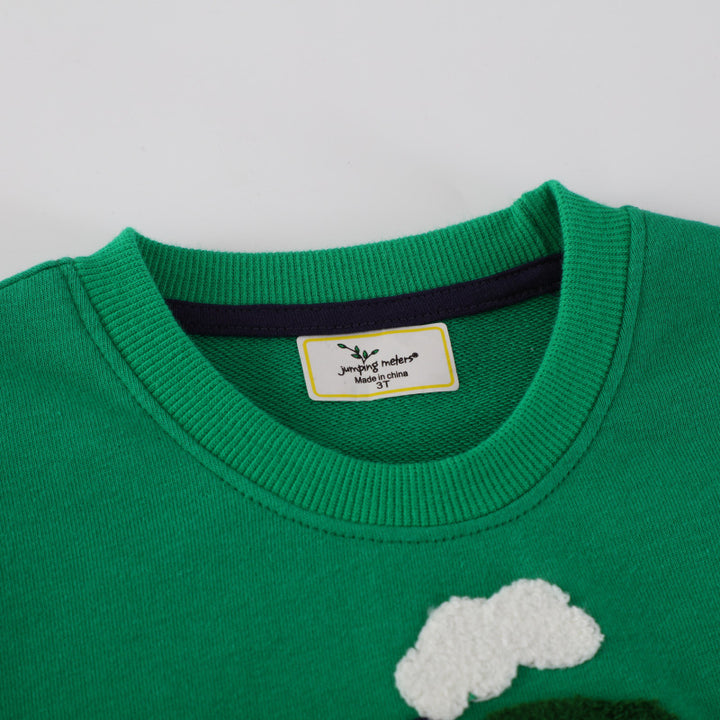 Jungen Sweatshirt mit buntem Bagger- und Lkw-Motiv Echo Archiv