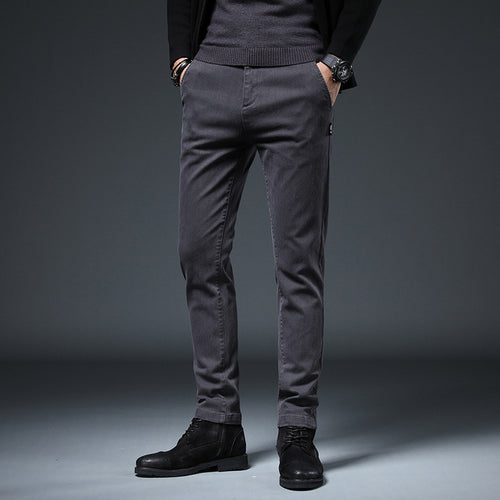 Herren Slim-Fit Freizeithose mit elastischem Bund und praktischen Taschen Echoarchiv
