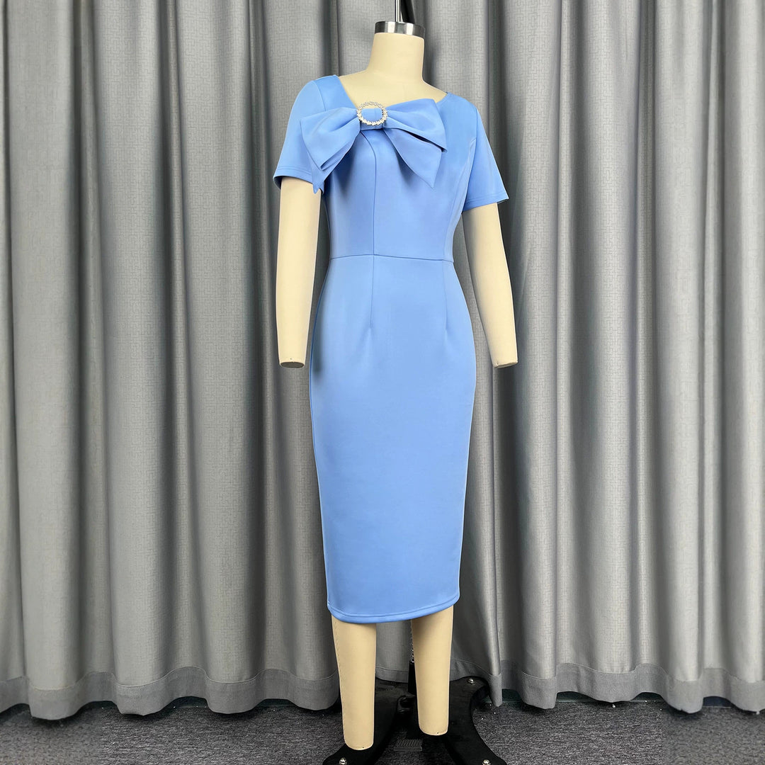 Damen Etuikleid mit eleganter Schleife Echo Archiv