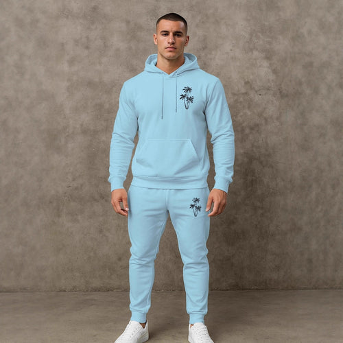Herren Kapuzenpullover mit bequemen Jogginghosen Echoarchiv
