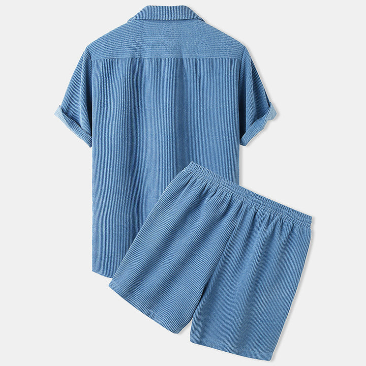 Damen Sommerliches Freizeitset mit komfortabeler Baumwolltextur Echoarchiv