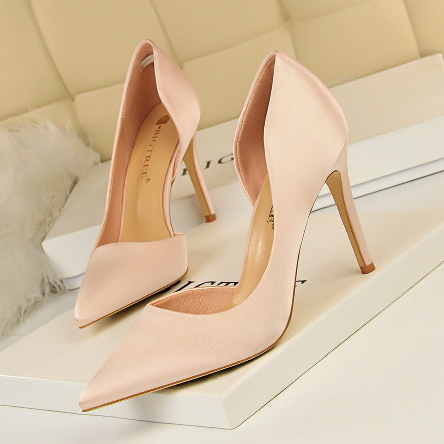 Damen Elegante Stiletto-Pumps mit offenem Absatz und spitzem Design – Lioré
