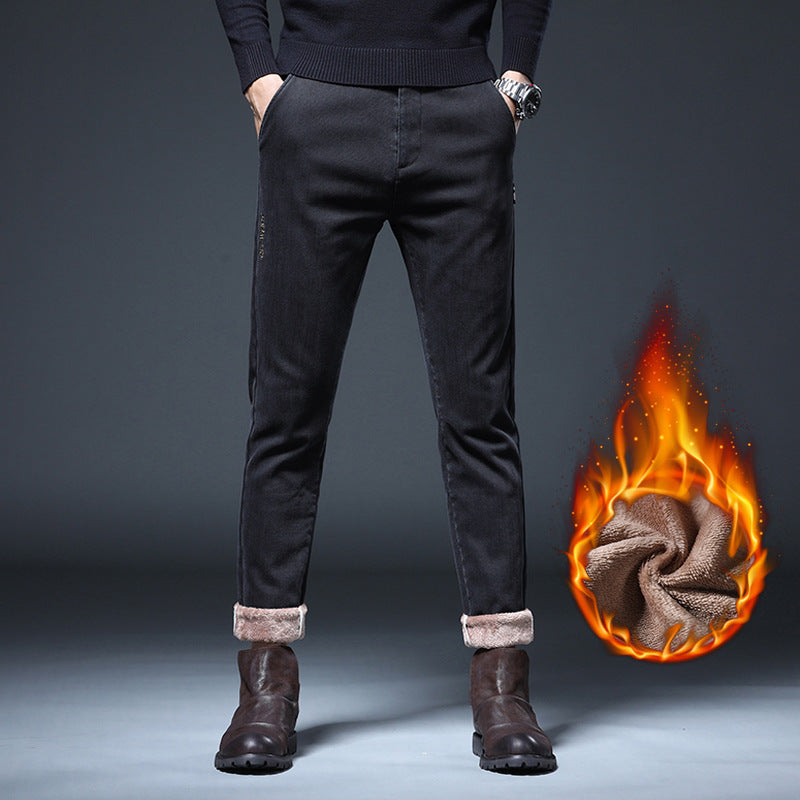 Herren elegante Slim-Fit Freizeithose Echoarchiv