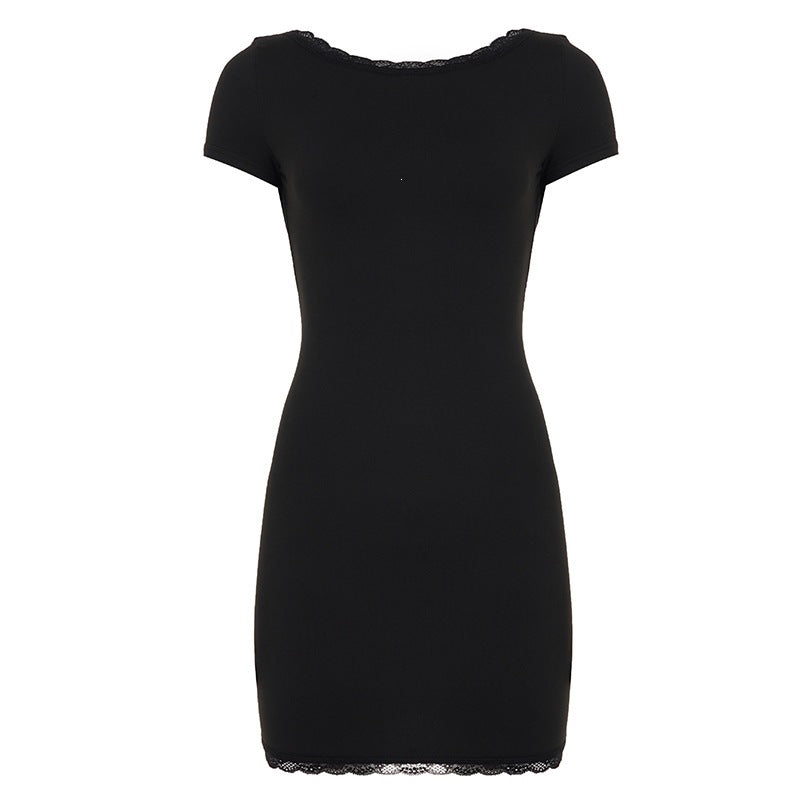 Damen Spitzenkleid mit elegantem Abschluss Echo Archiv