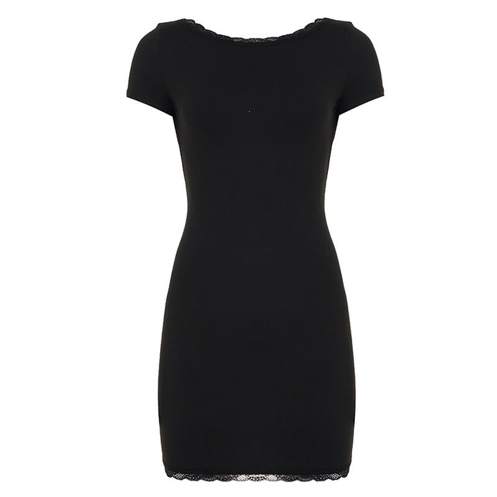 Damen Spitzenkleid mit elegantem Abschluss Echo Archiv