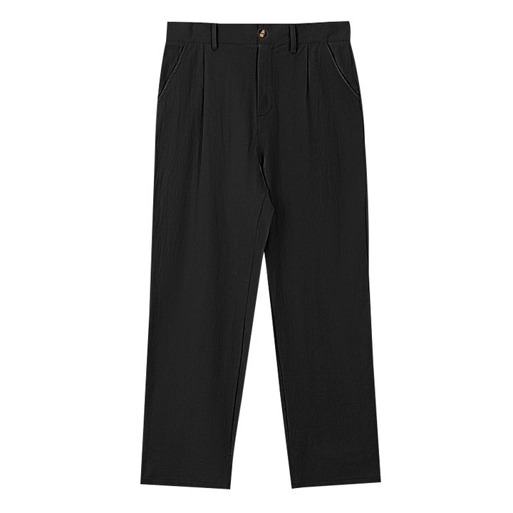 Herren lässige Chino-Hose mit gestepptem Bund und elastischen Einsätzen Echoarchiv
