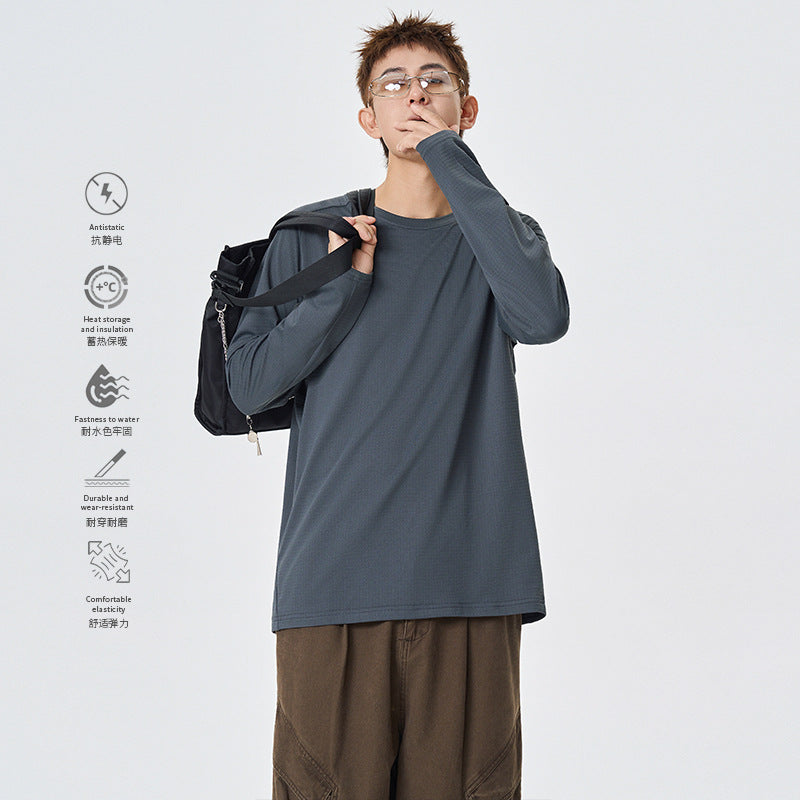 Herren Langarm-Thermo-Shirt mit Waffelstruktur und atmungsaktivem Funktionsmaterial Echo Archiv