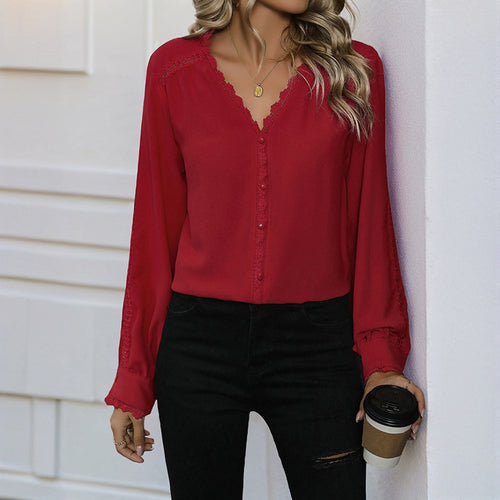 Damen Elegante Bluse mit Spitzenakzenten Echo Archiv 1788169226