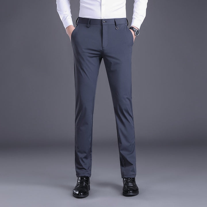 Herren elegante Businesshose mit atmungsaktivem Material und schmalem Schnitt Echoarchiv
