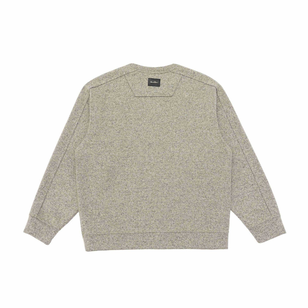 Unisex Strukturierter Rundhals-Sweatshirt mit Raglanärmeln und geripptem Saum Echoarchiv