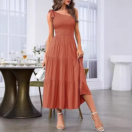 Damen Maxikleid mit ärmellosem Design und elastischem Bustier Echo Archiv