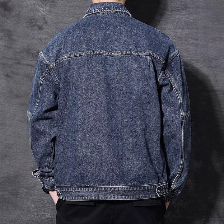 Herren Denim Jacke mit praktischen Taschen – Denvaro