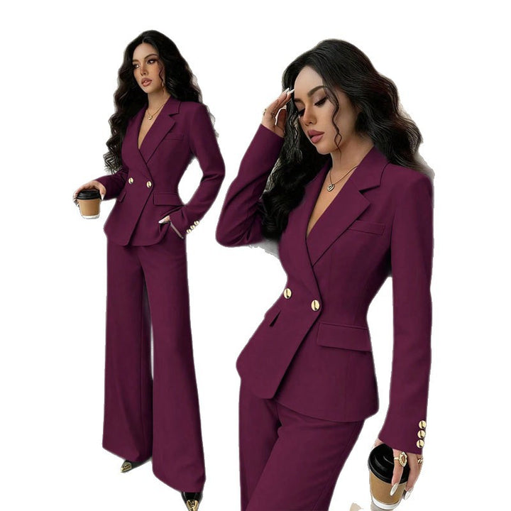 Damen Elegantes Blazer- und Hosen-Set Echo Archiv