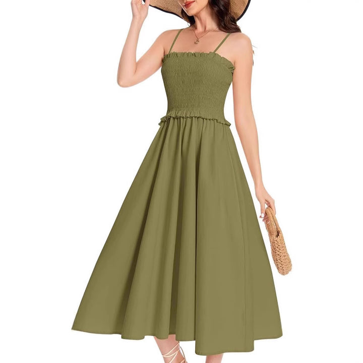 Damen Maxikleid mit schmeichelhaftem Taillendesign Echo Archiv