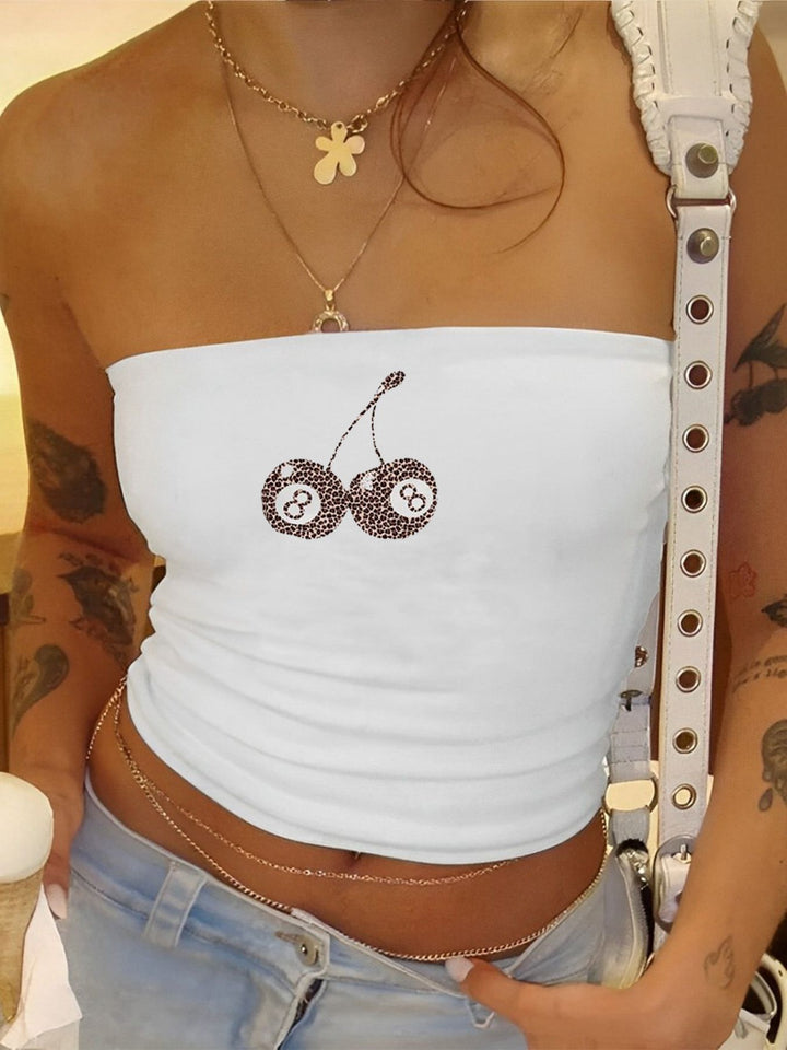 Damen Bandeau-Oberteil mit sportlichem Frankreich-Design Echo Archiv