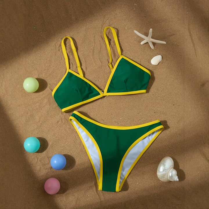 Damen Triangel-Bikini mit verstellbaren Trägern Echo Archiv