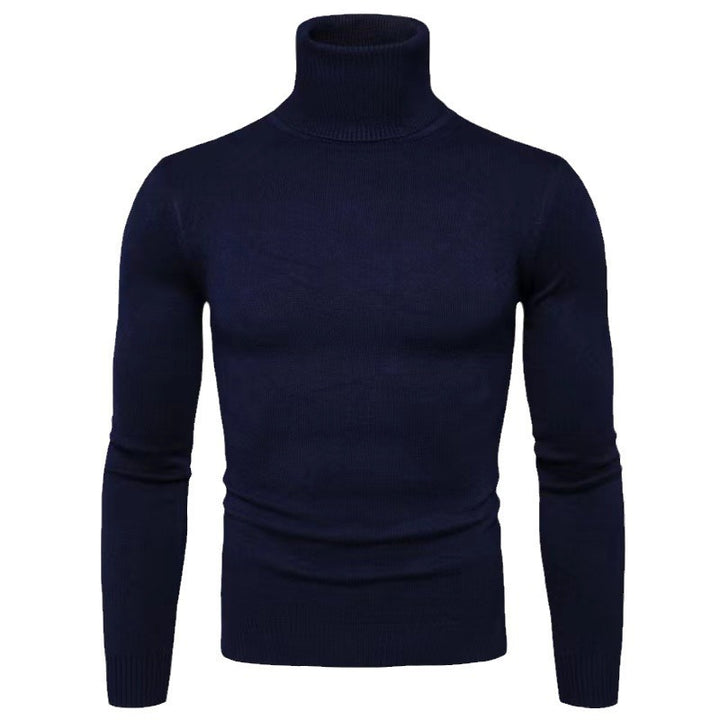 Herren modischer Rollkragenpullover aus feiner Merinowolle Echoarchiv