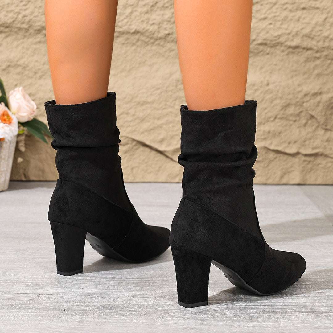 Damen Modische Stiefeletten mit blockierendem Absatz Echo Archiv