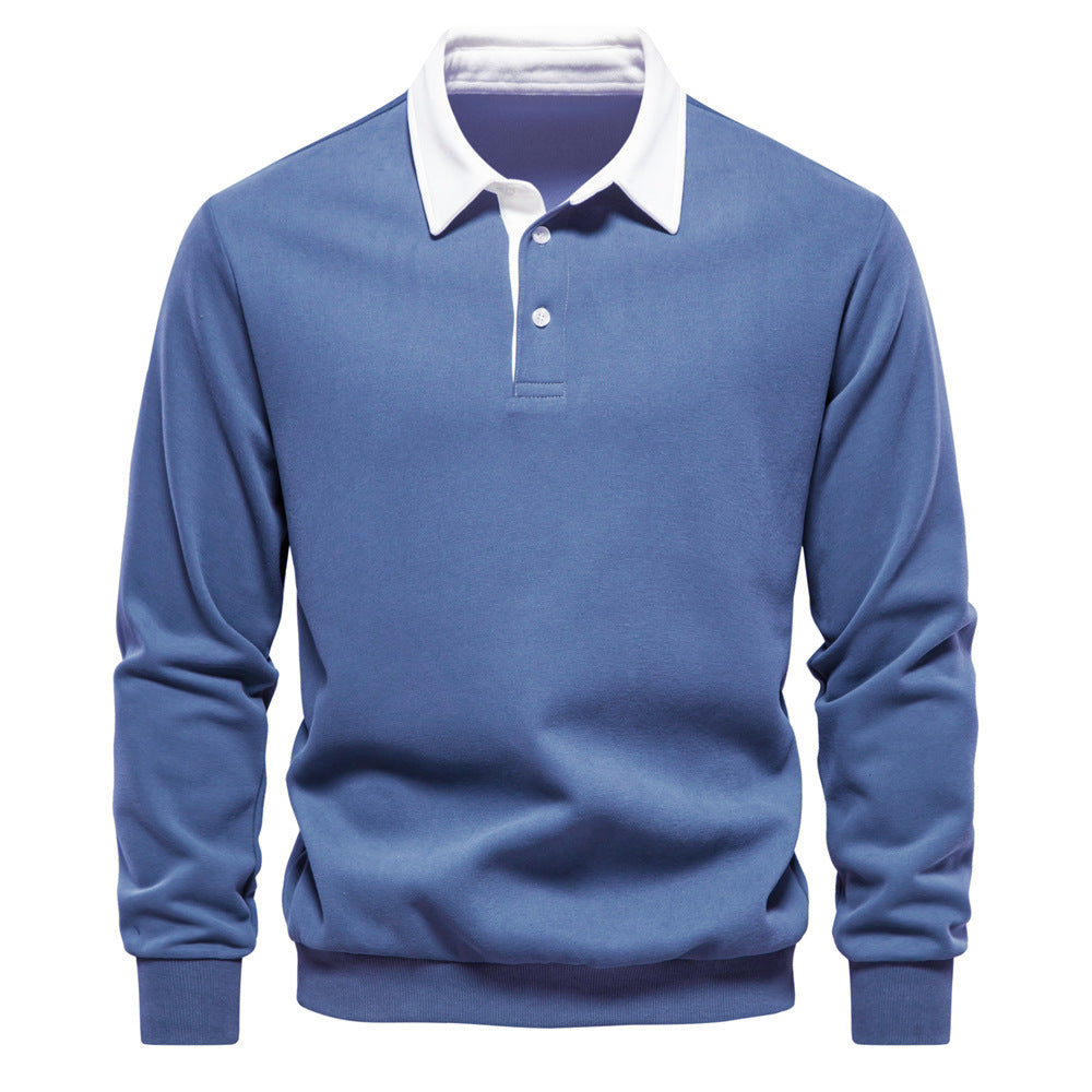 Herren Poloshirt mit kontrastierendem Kragen Echoarchiv